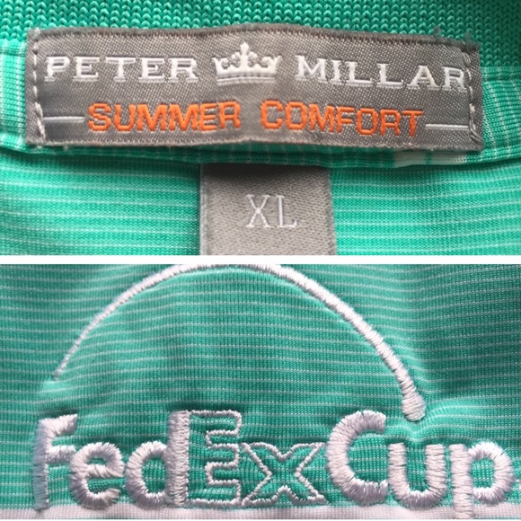 Bundle  4 Peter Millar Polo Shirts Sz XL  TRENDING POP OF COLOR GOLF STYLE - Picture 6 of 8